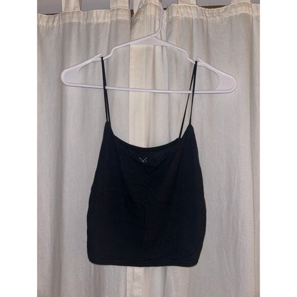 Pacsun Basics Black Cropped Tank Size Medium - Picture 1 of 2